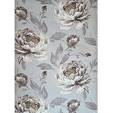 CB11008 Floral Purple white brown silver large peony flowers botanical blooms Wallpaper
