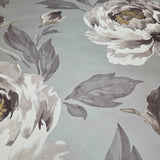 CB11008 Floral Purple white brown silver large peony flowers botanical blooms Wallpaper
