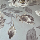 CB11008 Floral Purple white brown silver large peony flowers botanical blooms Wallpaper
