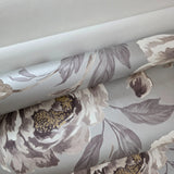 CB11008 Floral Purple white brown silver large peony flowers botanical blooms Wallpaper
