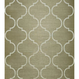 CB12504 Brass brown beige cream trellis natural sisal Grasscloth textured geo Wallpaper
