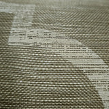 CB12504 Brass brown beige cream trellis natural sisal Grasscloth textured geo Wallpaper
