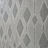 CB40108 Modern Taupe gray diamonds chain geometric wallpaper retro geo wallcoverings 3D

