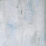 CB40402 Teal Blue gray Faux worn out distressed industrial weathered concrete wallpaper
