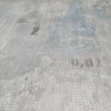 CB40402 Teal Blue gray Faux worn out distressed industrial weathered concrete wallpaper
