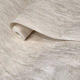 CB40501 Faux crushed silk crinkled fabric wallpaper taupe pearl cream wallcoverings 3D
