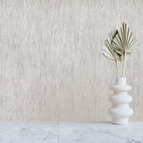 CB40501 Faux crushed silk crinkled fabric wallpaper taupe pearl cream wallcoverings 3D

