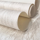 CB40501 Faux crushed silk crinkled fabric wallpaper taupe pearl cream wallcoverings 3D
