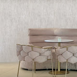 CB40501 Faux crushed silk crinkled fabric wallpaper taupe pearl cream wallcoverings 3D
