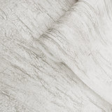 CB40504 Faux crushed silk crinkled fabric slightly light gray off white modern wallpaper
