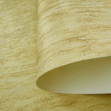 CB40515 Faux crushed silk crinkled fabric wallpaper yellow gold metallic wallcovering 3D
