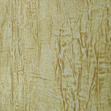 CB40515 Faux crushed silk crinkled fabric wallpaper yellow gold metallic wallcovering 3D
