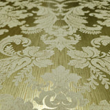 CB53805 Egerton Yellow foil gold metallic Acanthus Leaves damask Victorian wallpaper 3D
