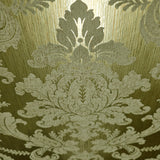 CB53805 Egerton Yellow foil gold metallic Acanthus Leaves damask Victorian wallpaper 3D
