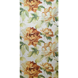 CB90003 Floral orange green off white large peony flowers botanical blooms Wallpaper 3D
