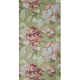 CB90005 Floral brass gold metallic pink large peony flowers botanical blooms Wallpaper
