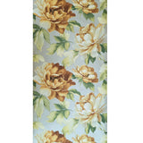 CB90013 Floral yellow green brown silver large peony flowers botanical blooms Wallpaper
