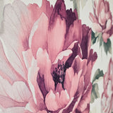 CB90019 Floral off white green pink large peony flowers focal botanical blooms Wallpaper
