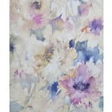 CB90109 Pastel Beige blue pink purple floral Impressionist Watercolor flowers wallpaper
