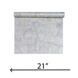 CC51802 Beige blue Cream nautical Coastal vintage Marine map collage design wallpaper 3D
