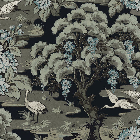 CH30502 Hanae Trees Onyx Wallpaper