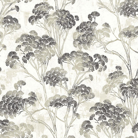 CH31200 Yulin Trees Snow Wallpaper