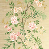 CH31505 Chaehwa Branch Specialty Gold Wallpaper