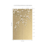 CH31705M Miyabi Gold Bloom Gold Mural 