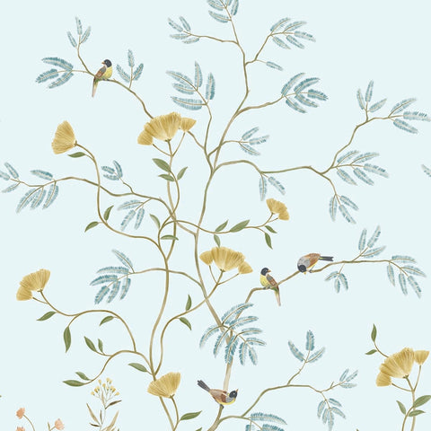 CH31902M Mokusei Branch Sky Mural