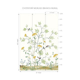 CH31903M Mokusei Branch Meadow Mural
