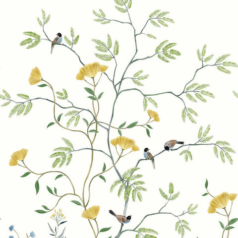 CH31903M Mokusei Branch Meadow Mural