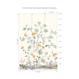 CH31912M Mokusei Branch Garden Mural