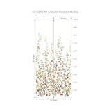 CH32107M Sakura Bloom Mosaic Mural 