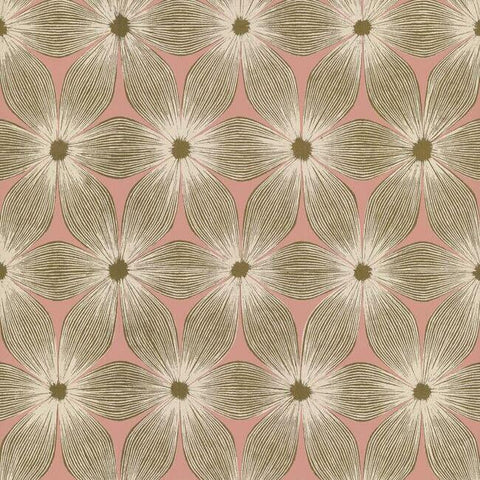 CI2301 Everlasting Soft Coral Gold Wallpaper