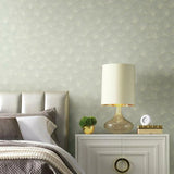 CI2333 Luminous Ginkgo Light Grey Wallpaper