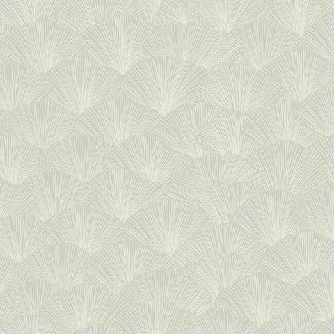 CI2333 Luminous Ginkgo Light Grey Wallpaper