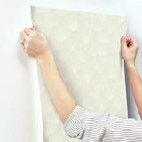 CI2335 Luminous Ginkgo White Cream Wallpaper