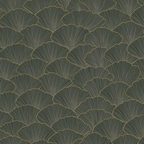 CI2336 Luminous Ginkgo Moonlight Wallpaper