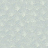 CI2338 Luminous Ginkgo Mist Blue Wallpaper