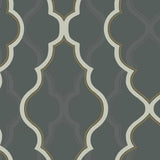 CI2395 Double Damask Verve Black Wallpaper