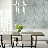 CI2412 Onyx Strata Mist Blue Wallpaper