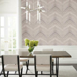 CI2413 Onyx Strata Moonlight Blush Wallpaper