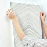 CI2414 Onyx Strata Sheer Grey Wallpaper