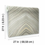 CI2416 Onyx Strata Taupe Wallpaper 