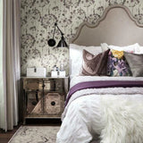 CI2424 Flourish Moonlight Lavender Wallpaper