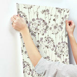 CI2424 Flourish Moonlight Lavender Wallpaper