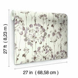 CI2424 Flourish Moonlight Lavender Wallpaper