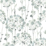CI2426 Flourish Sheer Blue Gray Wallpaper 