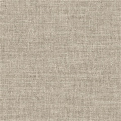 CL20507 Taupe Randi Tight Weave Faux Grasscloth Wallpaper