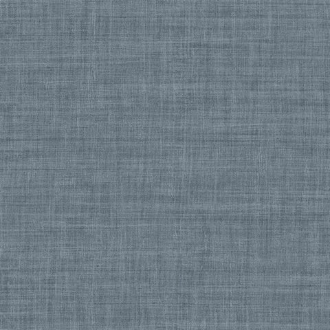 CL20512 Blue Randi Tight Weave Faux Grasscloth Wallpaper